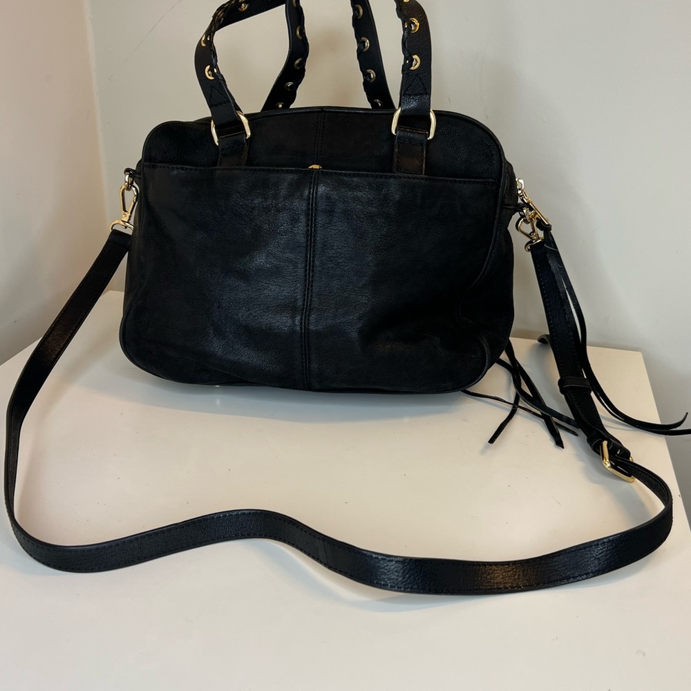 Black Leather Women's Bag - Picture 2 of 10